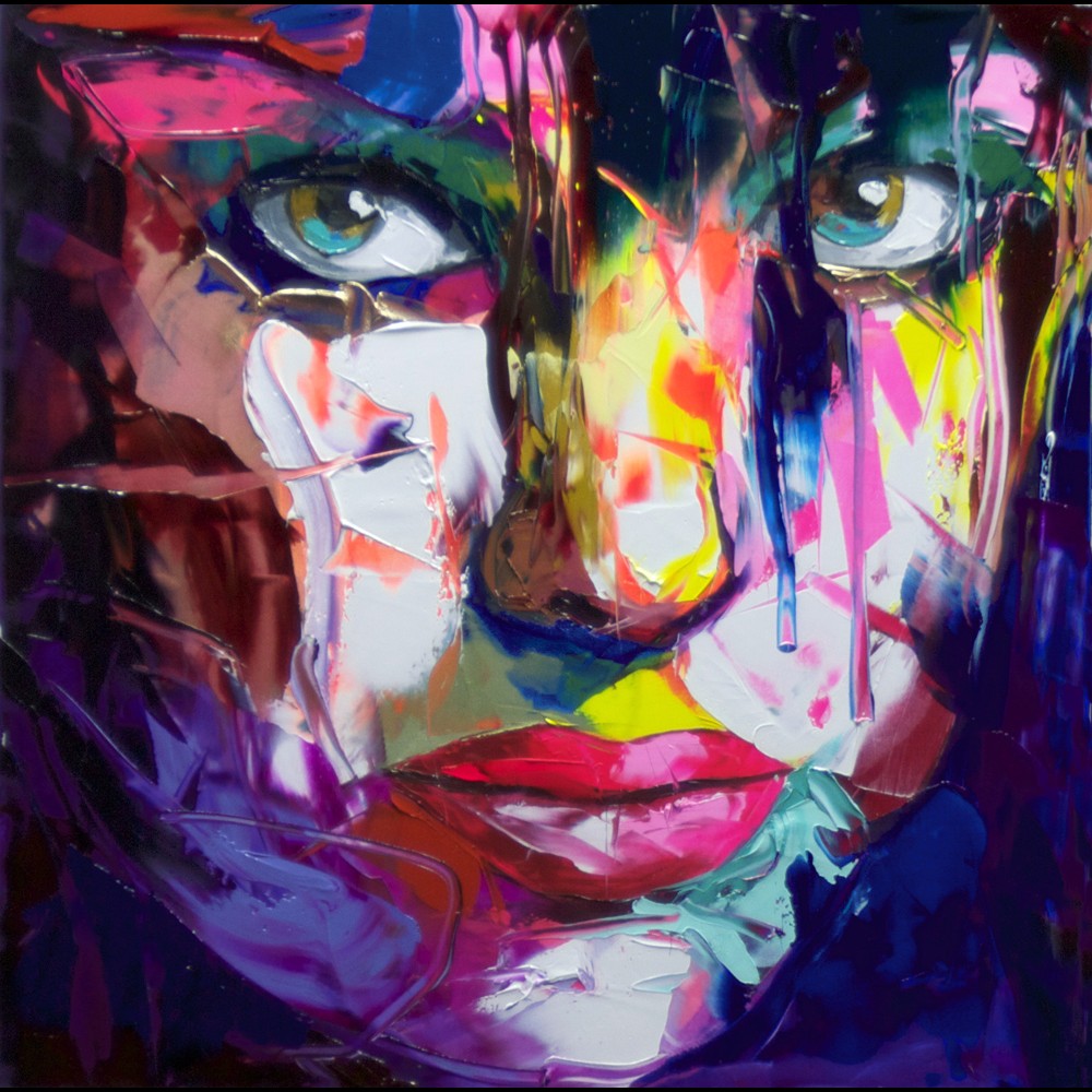 Francoise Nielly Portrait Palette Painting Expression Face186